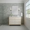 James Martin Vanities 48'' Single Vanity, Sunwashed Oak with Embossed Shagreen w/ 3 CM White Zeus Quartz Top D604-V48-SHG-3WZ - alternate 5